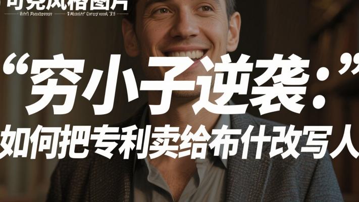 穷小子逆袭：他如何把专利卖给布什改写人生