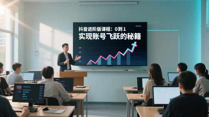 抖音进阶版课程：0到1实现账号飞跃的秘籍