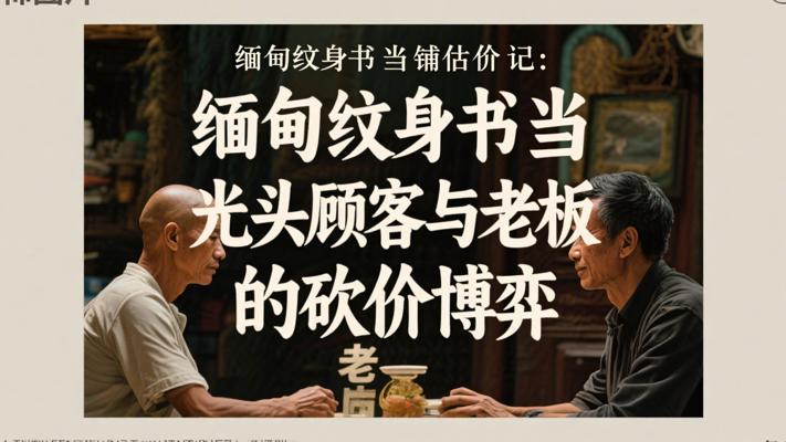 缅甸纹身书当铺估价记：光头顾客与老板的砍价博弈