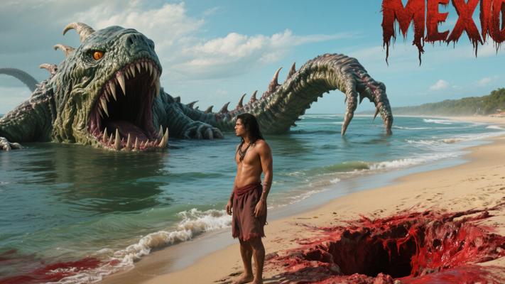 河中巨怪：墨西哥海滩神秘伤口背后的红色魔鬼之谜