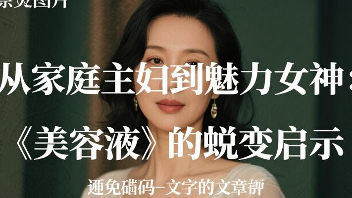 从家庭主妇到魅力女神：奇幻电影《美容液》的蜕变启示录