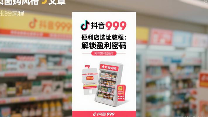 抖音999便利店选址教程：解锁盈利密码