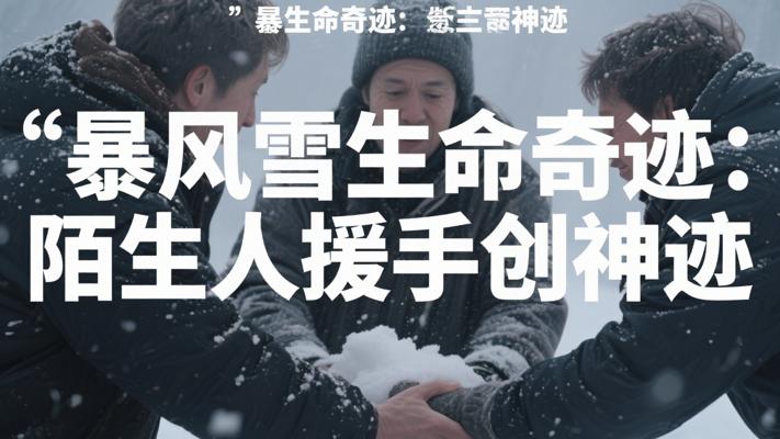 暴风雪中的生命奇迹 陌生人伸出援手创造神迹