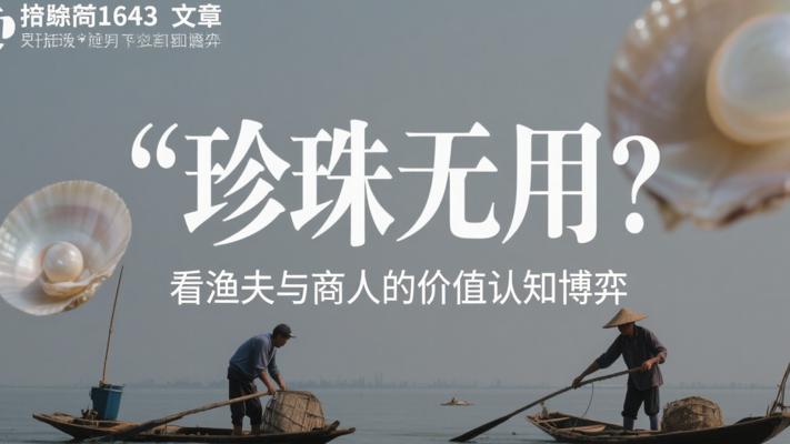 珍珠无用？看渔夫与商人的价值认知博弈