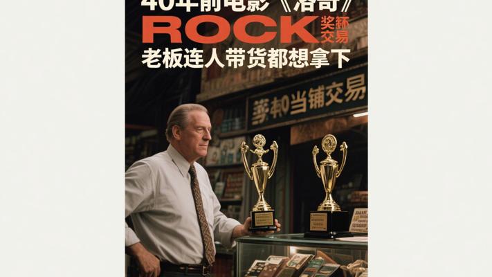 40年前电影《洛奇》奖杯当铺交易 老板连人带货都想拿下