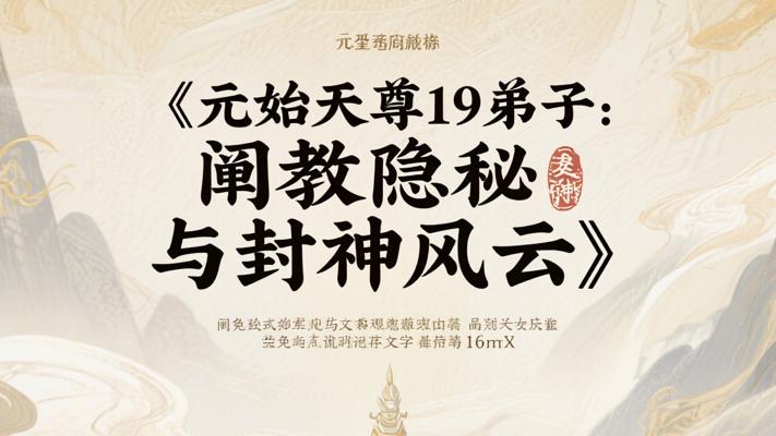 《元始天尊19弟子：阐教隐秘与封神风云》