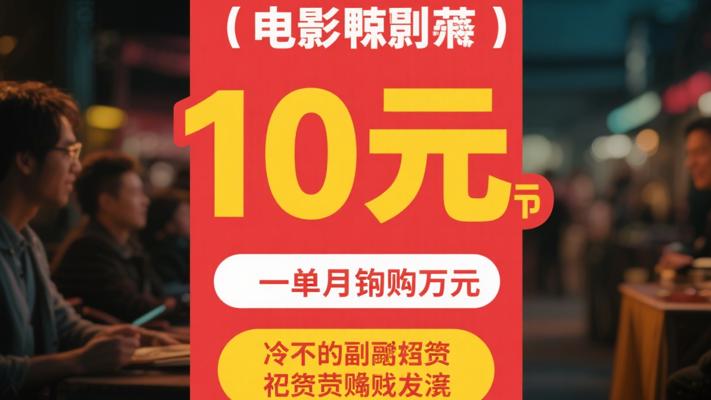 揭秘10元一单月入过万的冷门副业赚钱之道