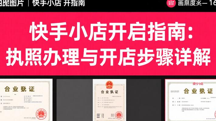 快手小店开启指南：执照办理与开店步骤详解