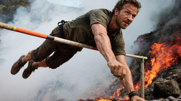 荒野求生：贝爷地狱谷冒险化身撑杆跳高手纪实