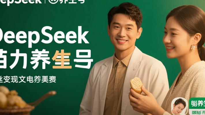DeepSeek助力养生号：涨粉变现一步到位