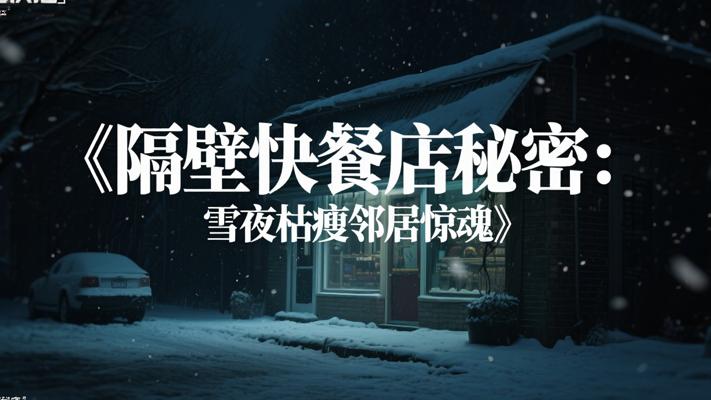 《隔壁快餐店的秘密：雪夜惊魂的枯瘦邻居》