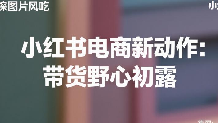 小红书电商布局新动作：带货野心初显锋芒