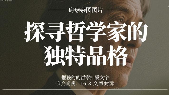 探寻哲学家独特品格的故事