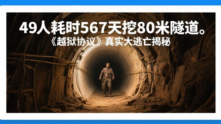 49人耗时567天挖80米隧道《越狱协议》真实大逃亡揭秘
