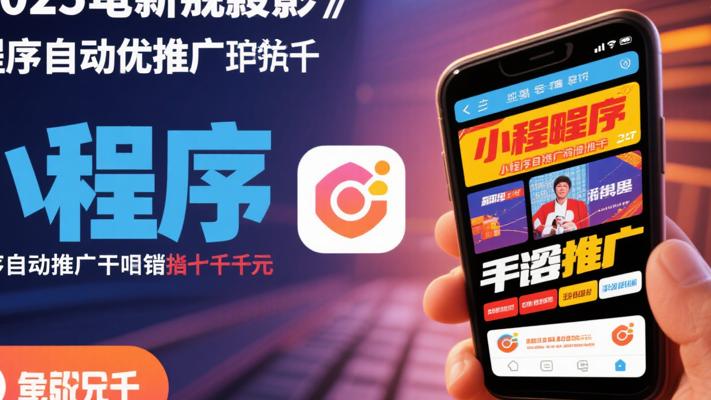 2025最新风口：小程序自动推广日赚超千