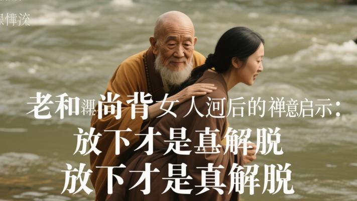 老和尚背女人过河后的禅意启示：放下才是真解脱