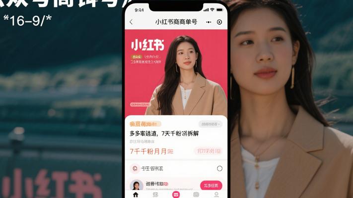 小红书商单号：多赛道拆解，7天千粉月入两千