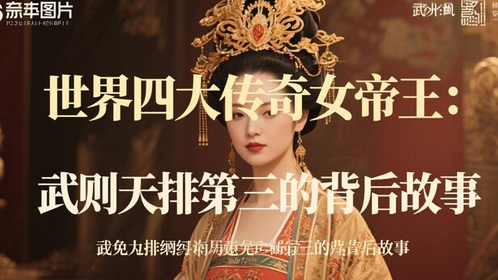 世界四大传奇女帝王：武则天竟位列第三的背后故事