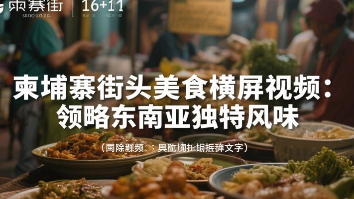 柬埔寨街头美食横屏视频：领略东南亚独特风味