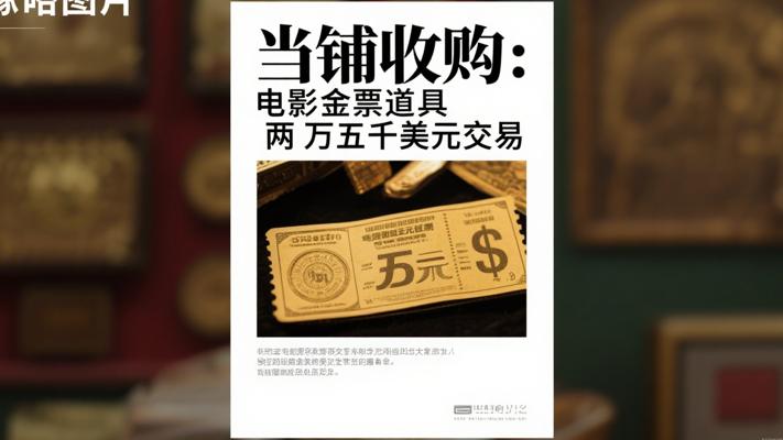 当铺收购记：电影金票道具的两万五千美元交易