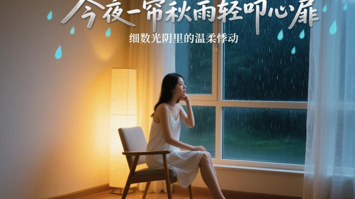 今夜一帘秋雨轻叩心扉 细数光阴里的温柔悸动