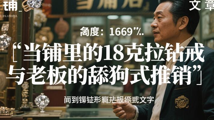当铺里的18克拉钻戒与老板的舔狗式推销