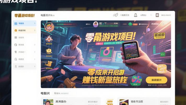 零撸游戏项目：零成本开启游戏赚钱新旅程