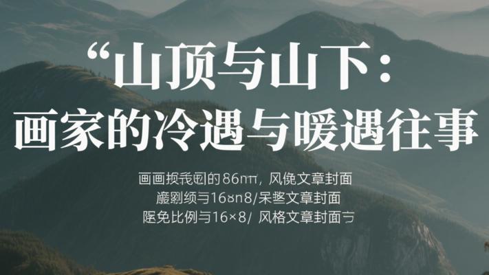 山顶与山下：画家的冷遇与暖遇往事