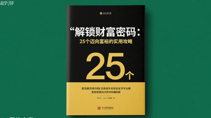 解锁财富密码：25个迈向富裕的实用攻略