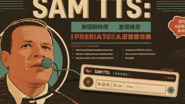 SAM TTS：免费易用的复古风格语音合成利器