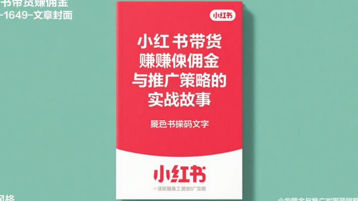 小红书带货赚佣金与推广策略的实战故事