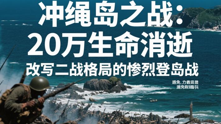 冲绳岛之战：20万生命消逝 改写二战格局的惨烈登岛战