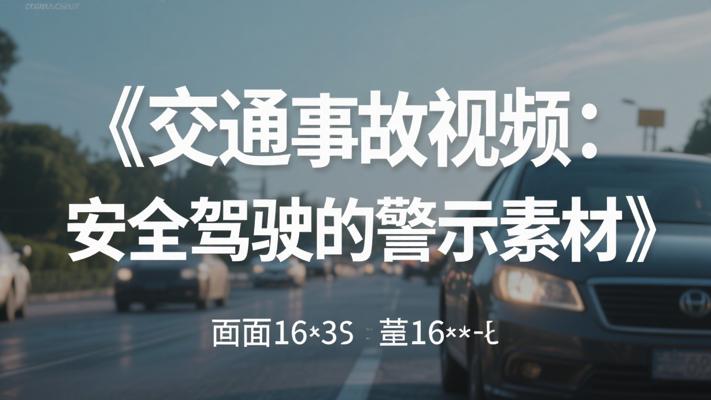 《交通事故视频：安全驾驶的警示素材》