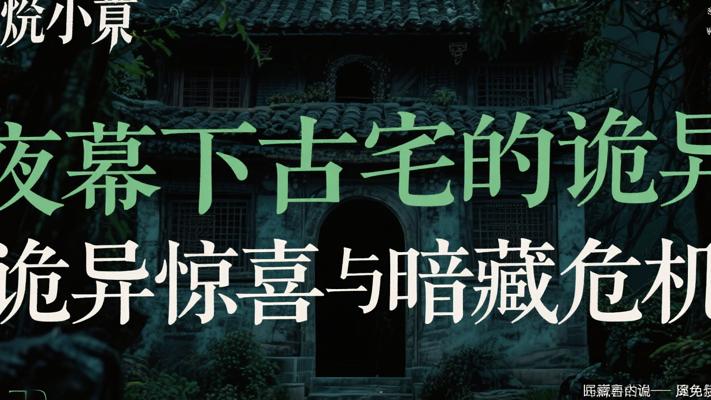 夜幕下古宅的诡异惊喜与暗藏危机