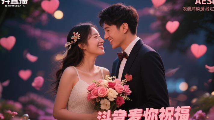 抖音直播表白祝福AE模板：浪漫定制利器