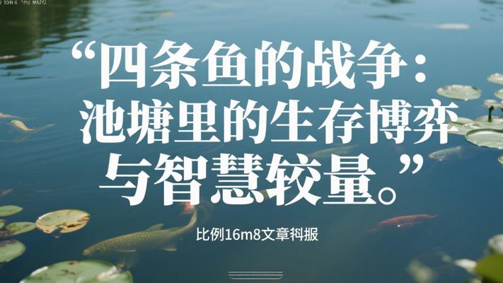 四条鱼的战争：池塘里的生存博弈与智慧较量