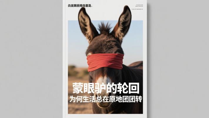 蒙眼驴的轮回 为何生活总在原地团团转