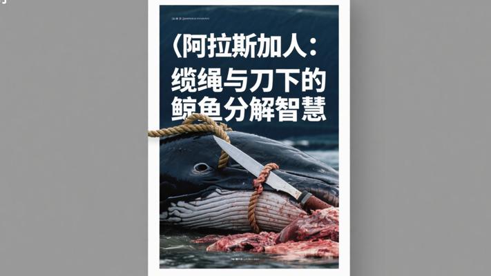 北极阿拉斯加人：缆绳与刀分解鲸鱼的生存智慧