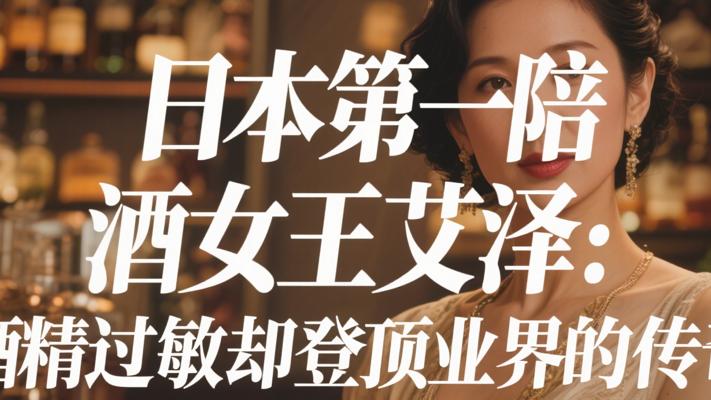 日本第一陪酒女王艾泽：酒精过敏却登顶业界的传奇