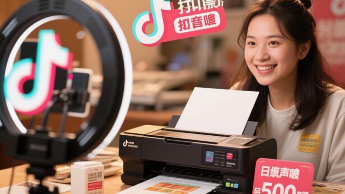 抖音直播打印机赚音浪：日赚500靠谱吗？