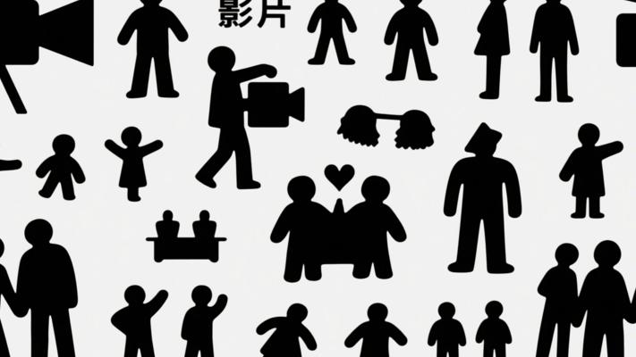 剪影小人作品集素材大全独特素材助力创意表达