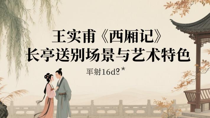 王实甫西厢记长亭送别场景与艺术特色