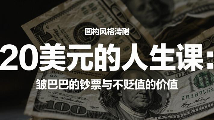20美元的人生课：皱巴巴的钞票与不贬值的价值