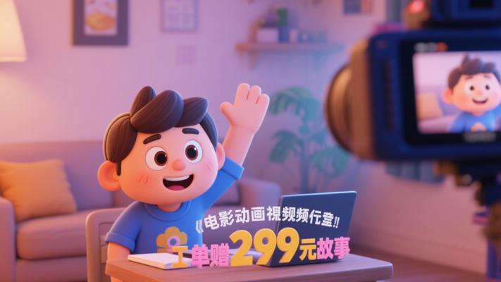在家做动画短视频副业：一单赚299元的实操故事