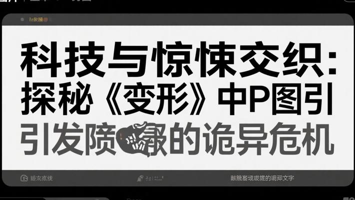科技与惊悚交织：探秘《变形》中P图引发的诡异危机