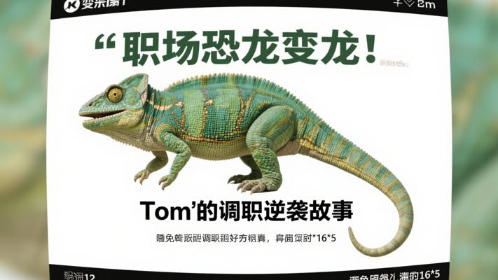 职场恐龙变变色龙：Tom的调职逆袭故事