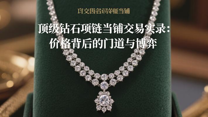 顶级钻石项链当铺交易实录：价格背后的门道与博弈