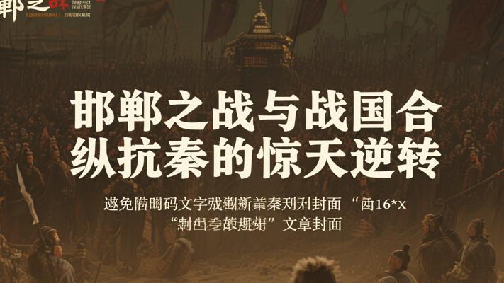 邯郸之战与战国合纵抗秦的惊天逆转