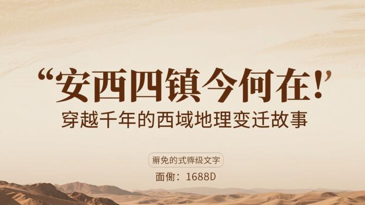 安西四镇今何在 穿越千年的西域地理变迁故事