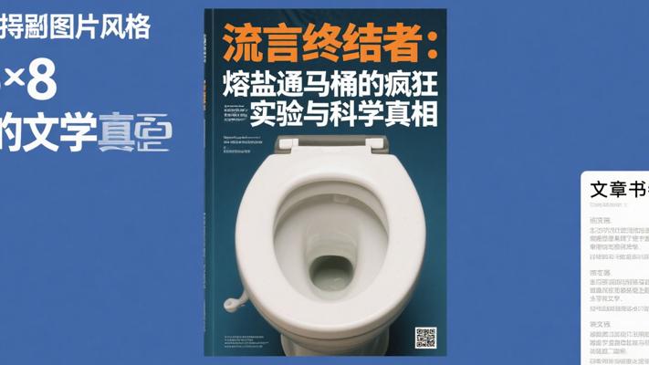 流言终结者：熔盐通马桶的疯狂实验与科学真相